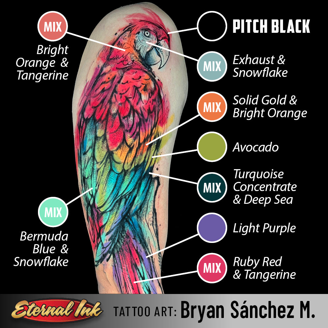 Eternal Ink Light Purple - Premium Long-Lasting Tattoo Ink for Professional Artists | Perfect for Tattoo Studios, Body Art & Permanent Makeup
