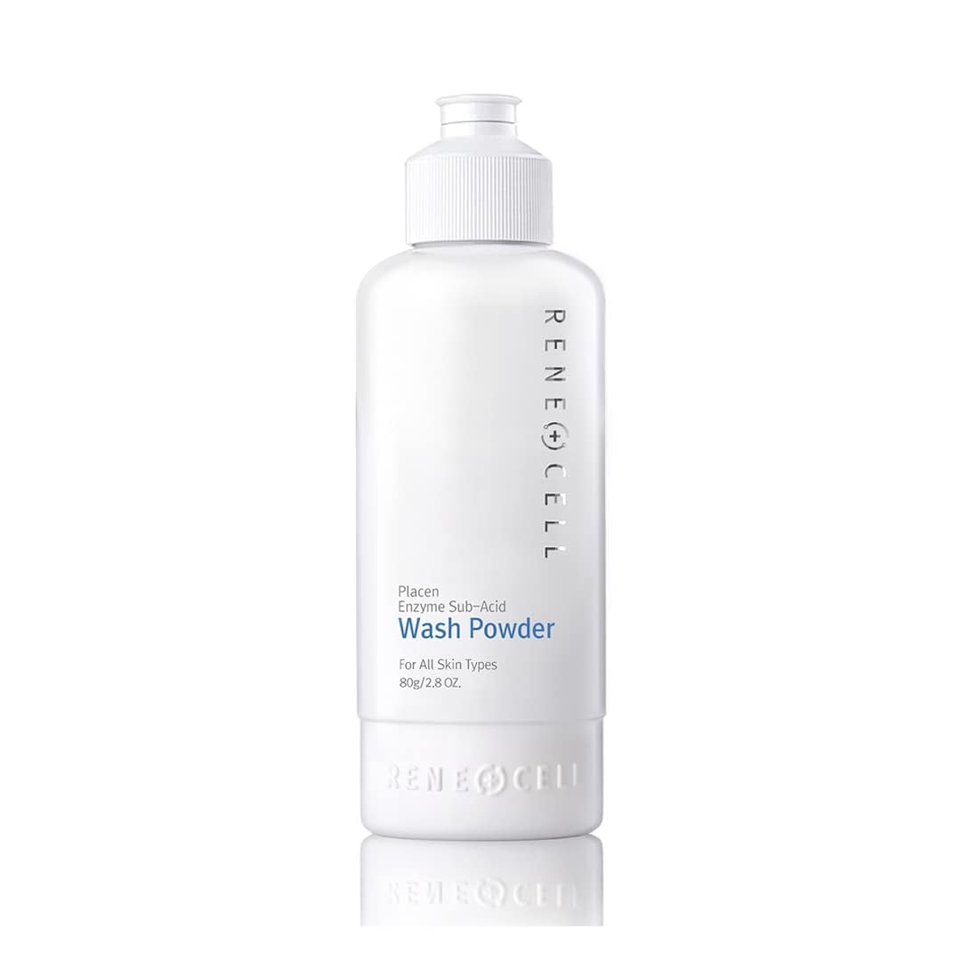 RENE CELL PLACEN Enzyme Sub-Acid Wash Powder - Gentle Laundry Detergent for Delicate Fabrics & Baby Clothes - Perfect for Hand Wash & Machine Wash