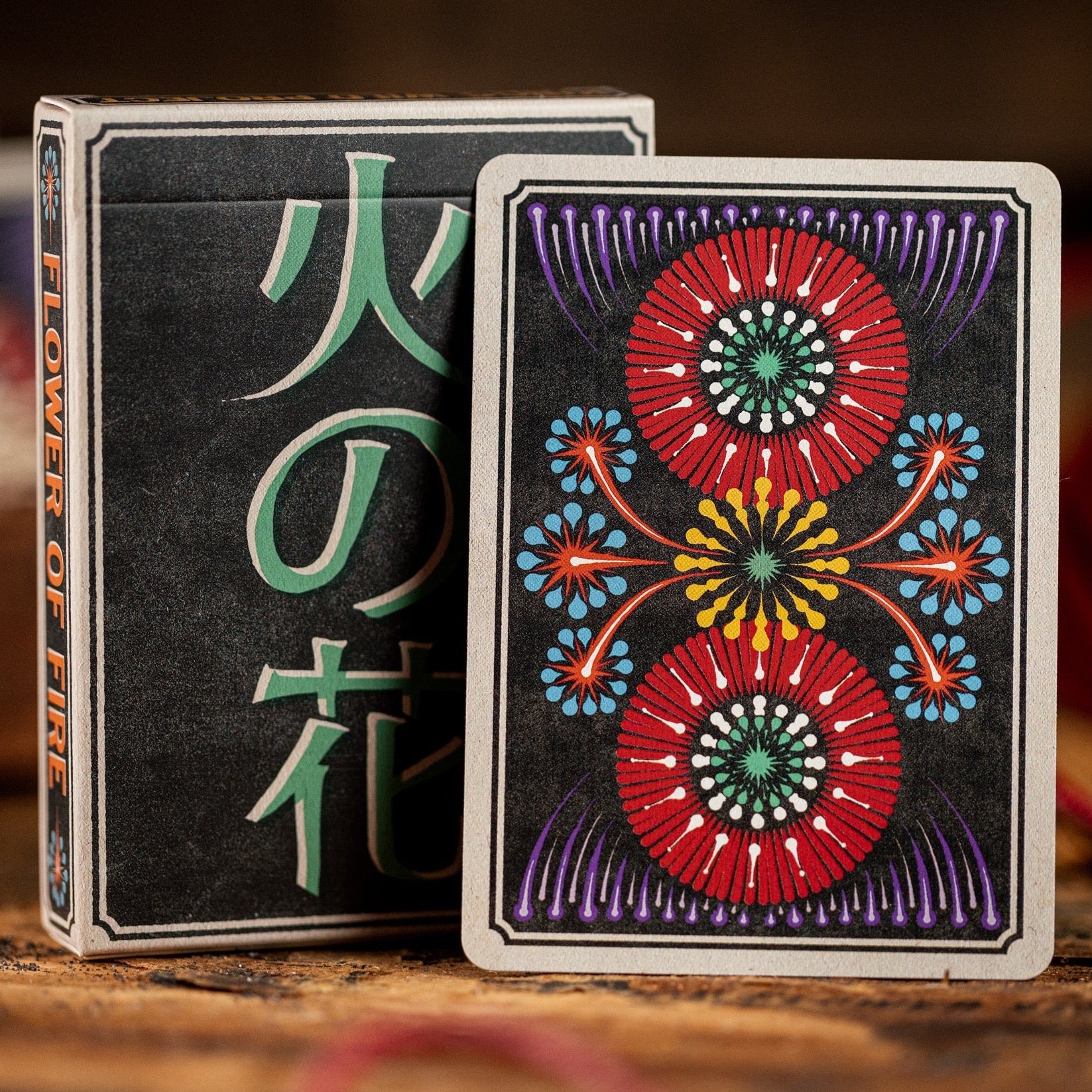 Kings Wild Project Flower of Fire Playing Cards - Premium Deck for Magic Tricks, Poker & Collectors | Perfect for Cardistry, Game Nights & Gifts