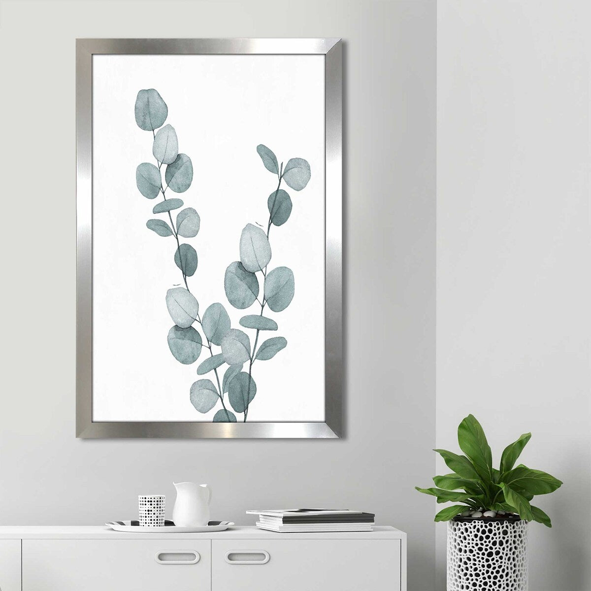 Blue Botanical Wash III by Conrad Knutsen - Premium Acrylic Wall Art Print for Home & Office Decor - Perfect for Living Rooms, Bedrooms, and Workspaces