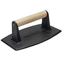 Premium Cast Iron Bacon Press - Heavy Duty Griddle Weight for Even Cooking & Crispy Bacon - Perfect for Stovetop, Grill & Camping Cooking