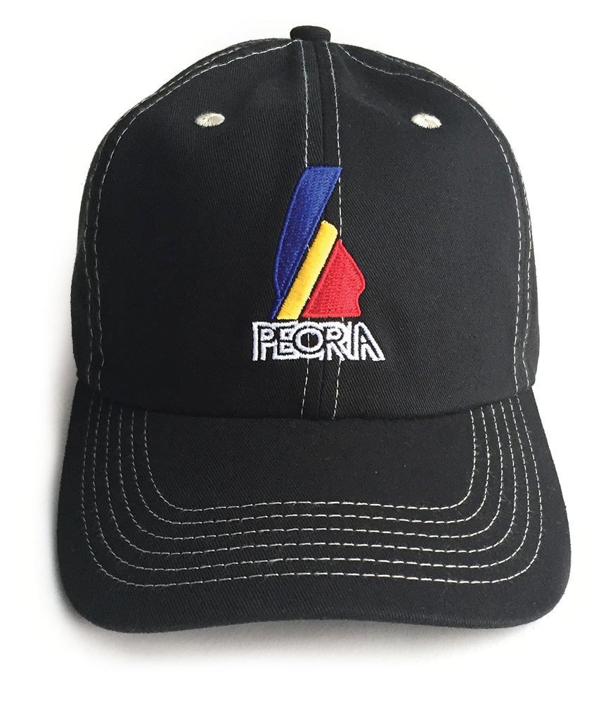 Vintage Peoria Indian Cap - Retro Baseball Hat for Men & Women - Classic Adjustable Snapback for Sports, Casual Wear & Collectors