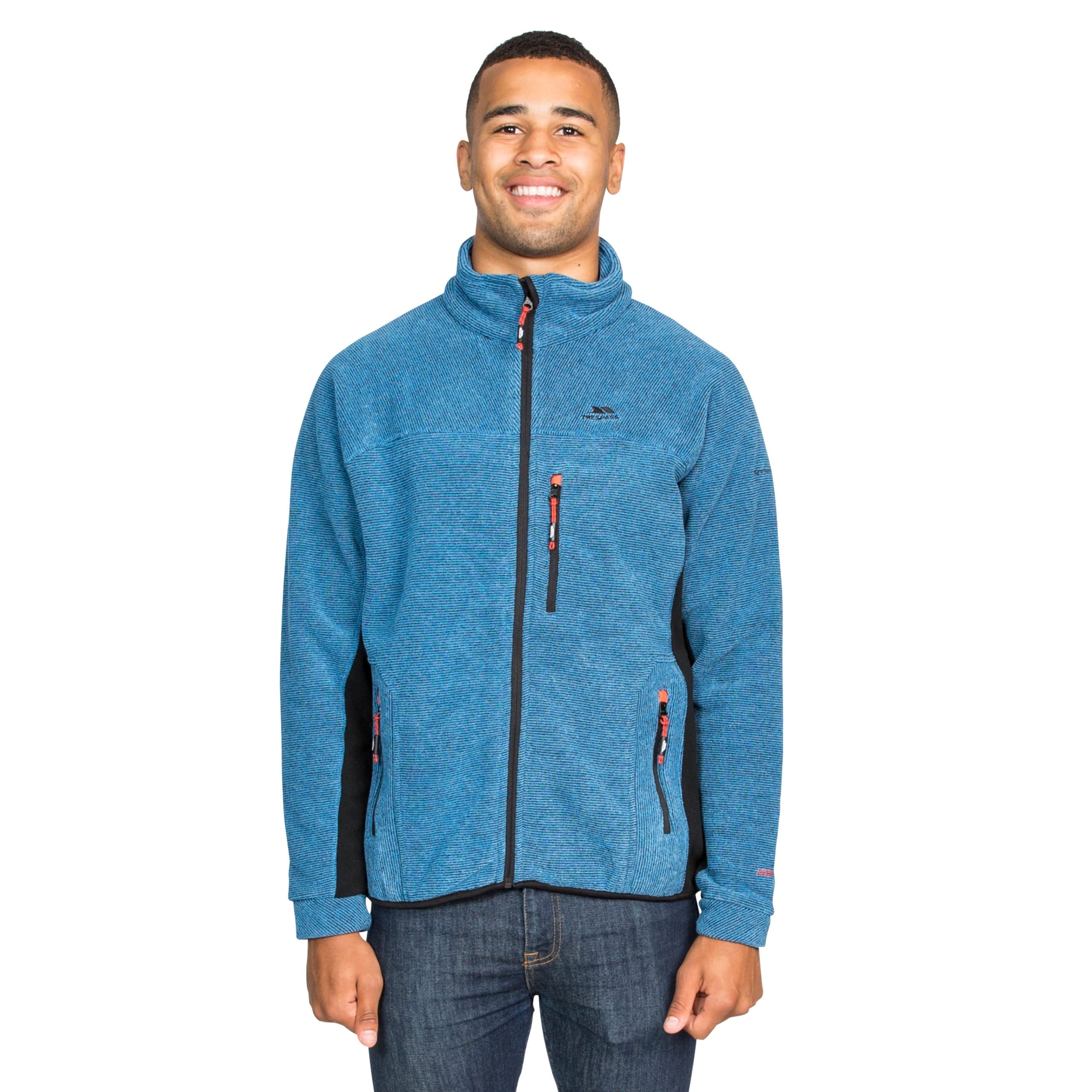 Trespass Men's Jynx Full Zip Fleece Jacket - Warm Winter Outdoor Jacket for Hiking, Camping & Casual Wear