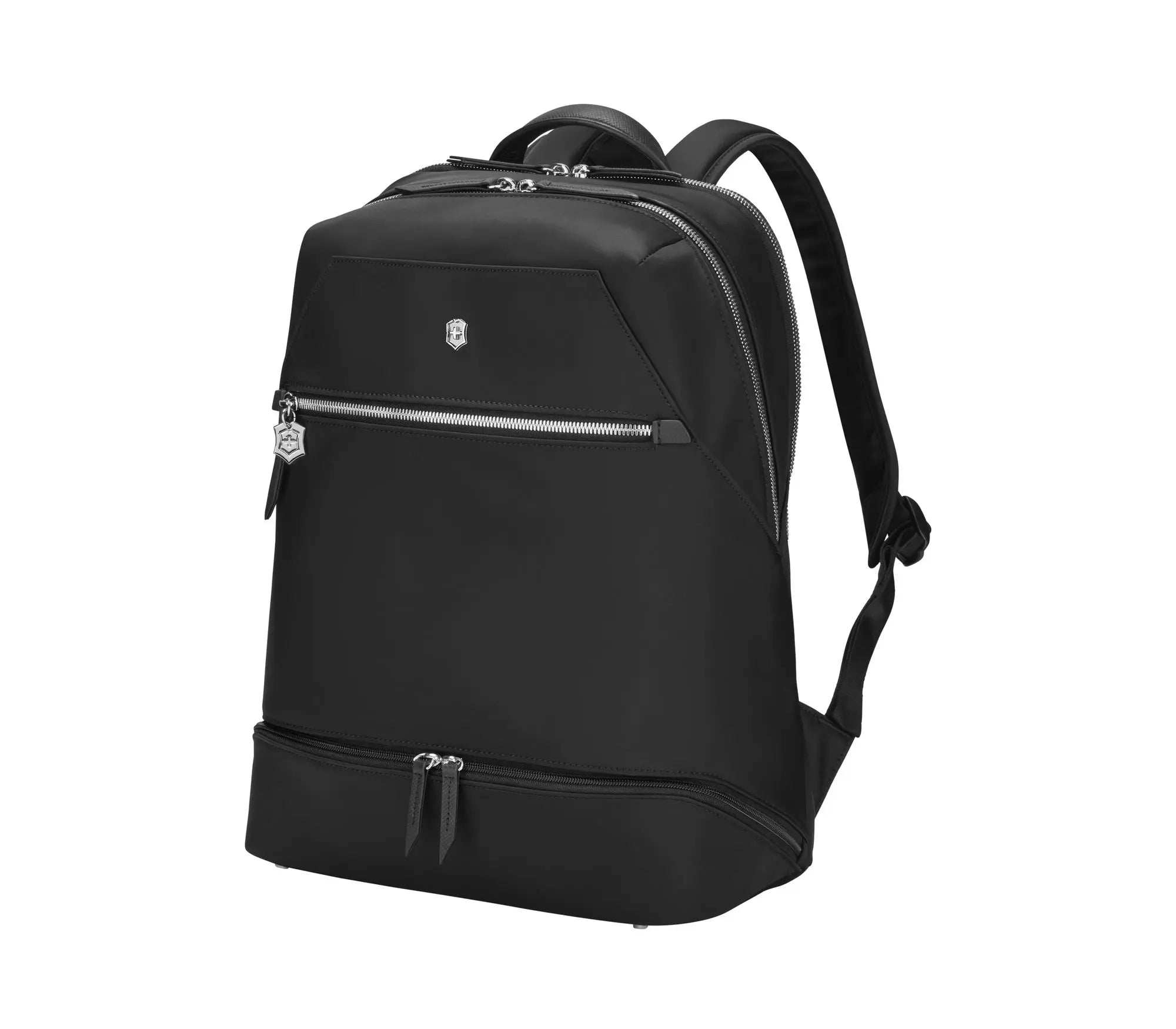 Victoria Signature Deluxe Backpack 15 Inch Laptop Backpack for Women & Men - Waterproof Travel Backpack with USB Charging Port, Anti-Theft Design - Perfect for Work, School, College & Business Travel (Black)