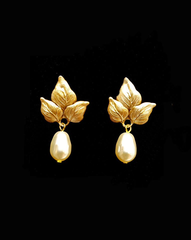 Elegant Fiorentina Pearl Drop Bridal Earrings by Stephanie Browne – Perfect for Weddings, Prom & Special Occasions