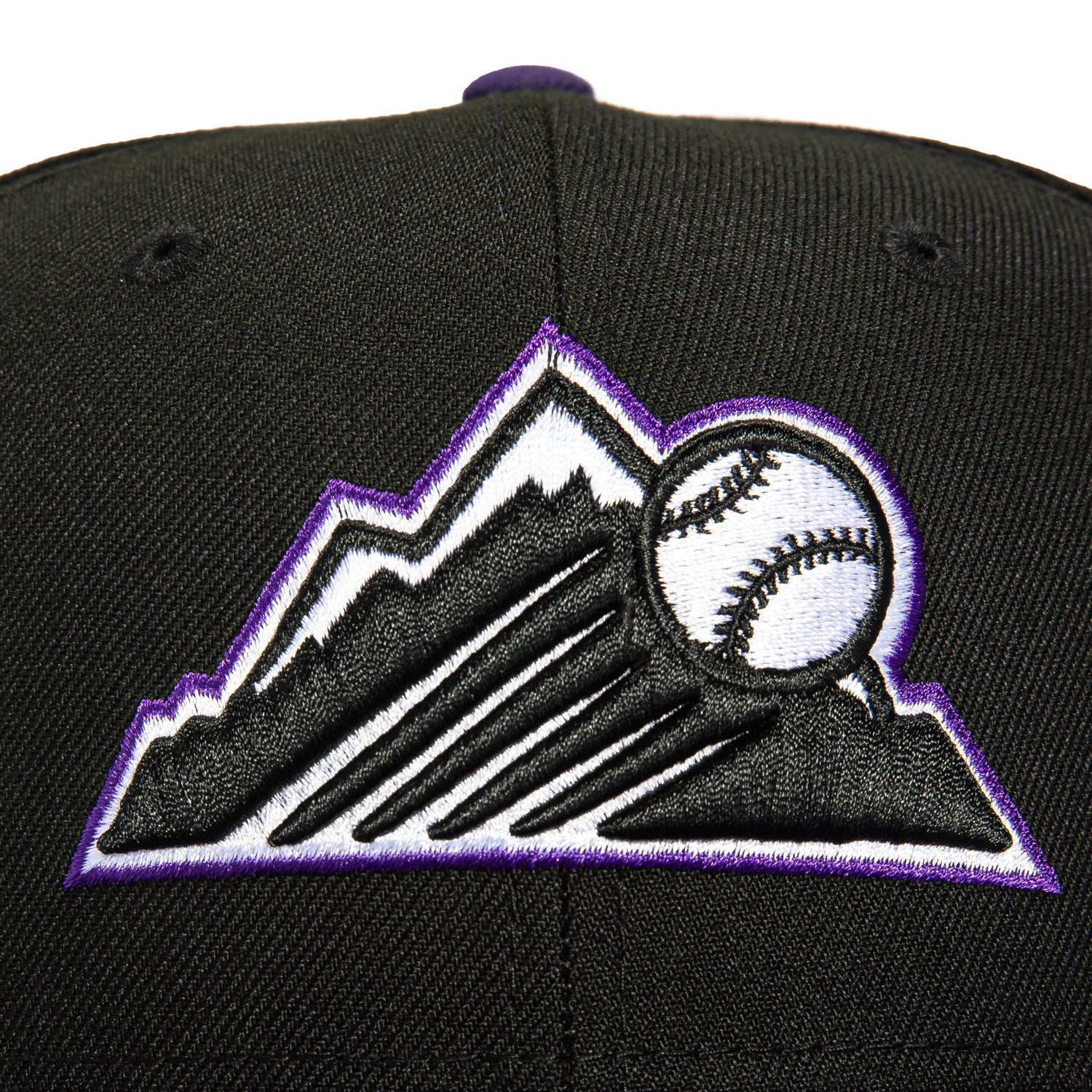 New Era 59Fifty Colorado Rockies 2025 City Connect Baseball Cap - Black & Purple MLB Game Hat for Men & Women - Perfect for Baseball Games, Sports Events & Streetwear Fashion