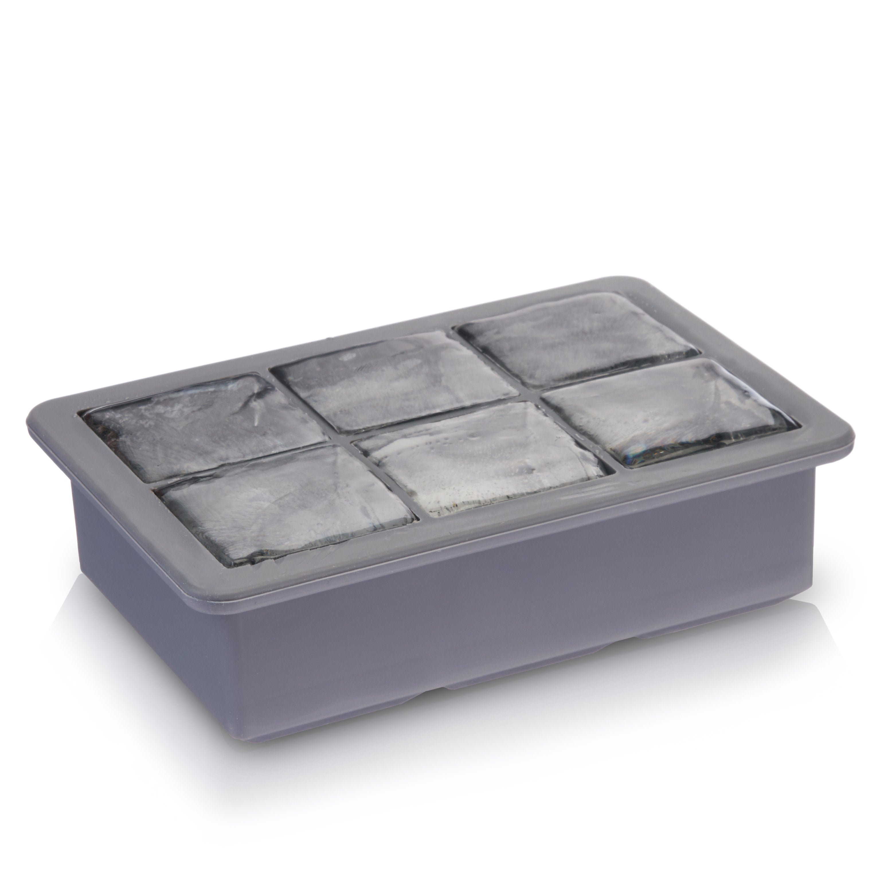 Premium Glacier Highball Ice Cube Tray with Lid - Perfect for Cocktails, Whiskey & Home Bars - BPA-Free Silicone Mold for Clear, Slow-Melting Ice Cubes (Great for Entertaining & Parties)