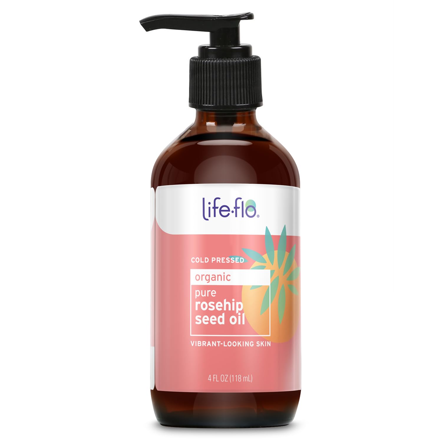 Life-Flo Pure Rosehip Oil for Face & Skin - 4 Oz | Organic Cold-Pressed | Hydrating & Anti-Aging | Perfect for Dry Skin, Wrinkles & Scars
