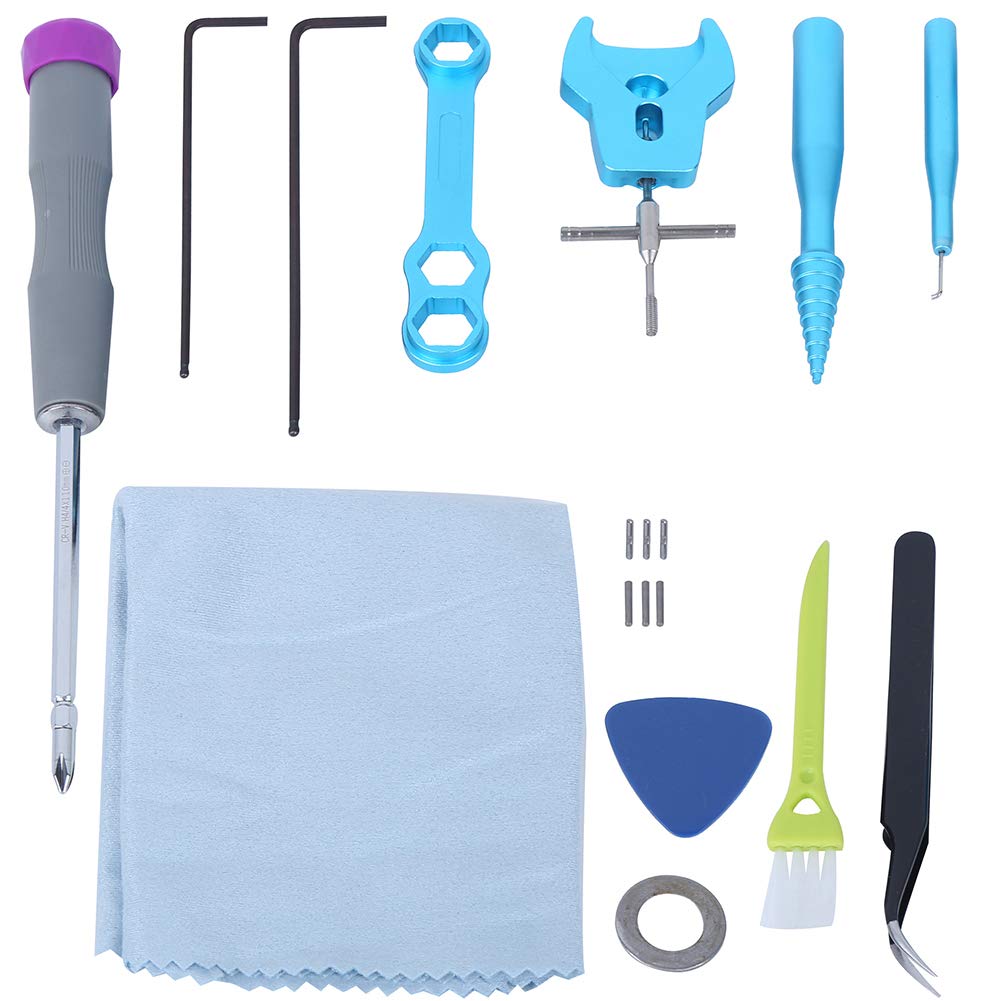 VGEBY Fishing Reel Repair Tool Kit - Line Maintenance & Conversion Remover Set for Saltwater & Freshwater Fishing Gear (Perfect for DIY Fishing Equipment Repair at Home or On-the-Go)