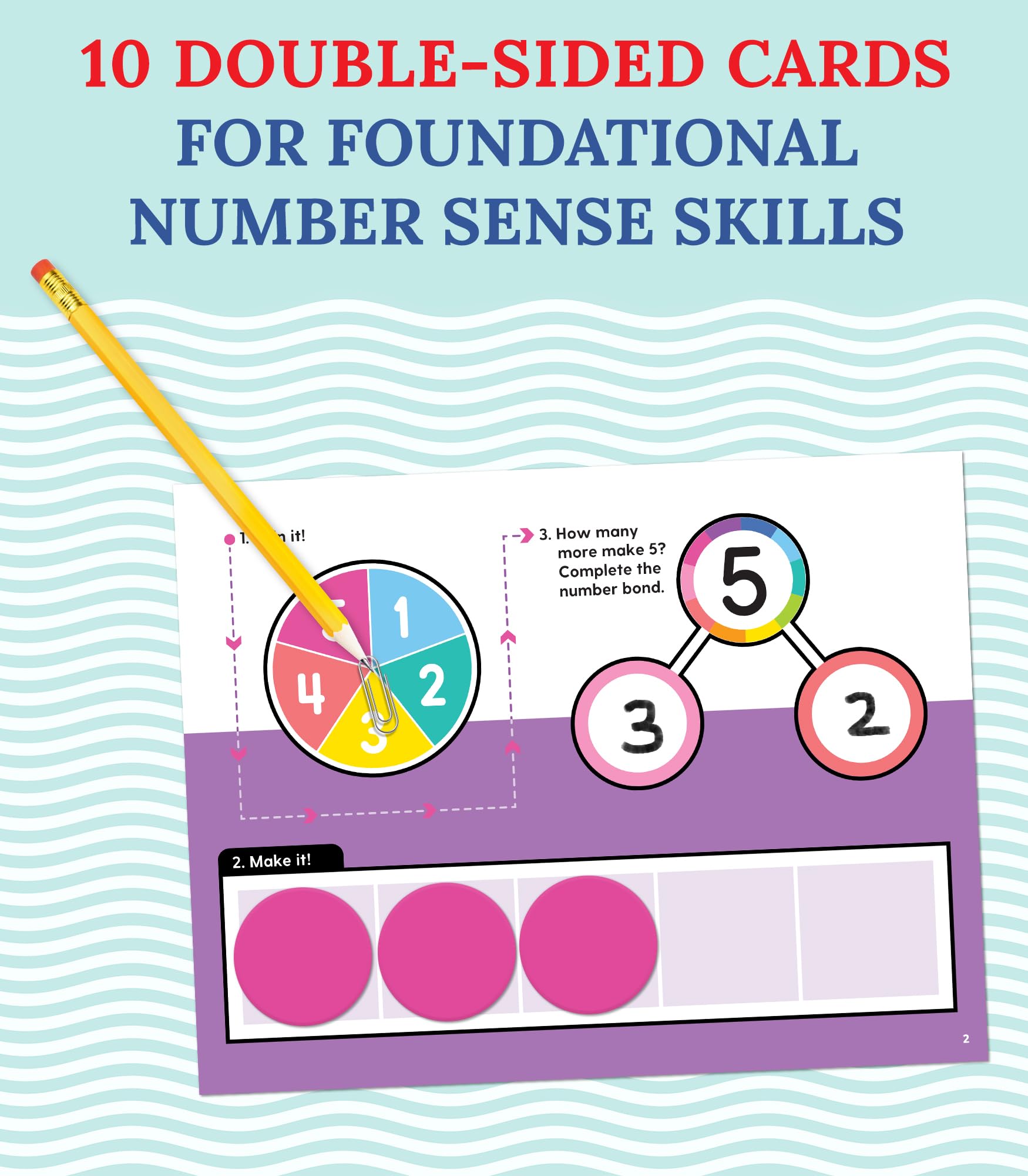 Carson Dellosa 22-Piece Ten Frame Edu-Clings Set - Dry Erase Math Mats, Silicone Addition & Subtraction Manipulatives - Place Value Learning Games for Kids - Perfect for Classroom & Homeschool Math Activities