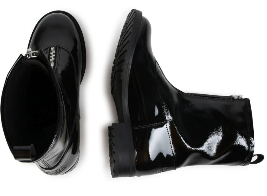 KARL LAGERFELD Women's Ankle Boots Size 35-37 | Fashion Designer Chelsea Booties for Women | Perfect for Office, Party & Everyday Wear