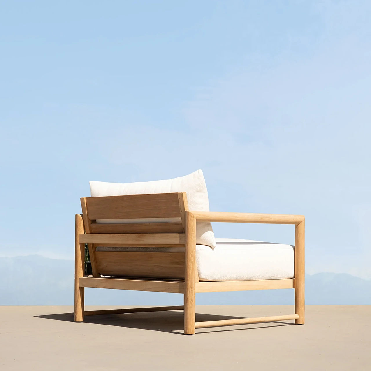Premium Breeze XL Teak Outdoor Lounge Chair - Weather-Resistant Patio Furniture for Poolside, Garden & Beach Relaxation