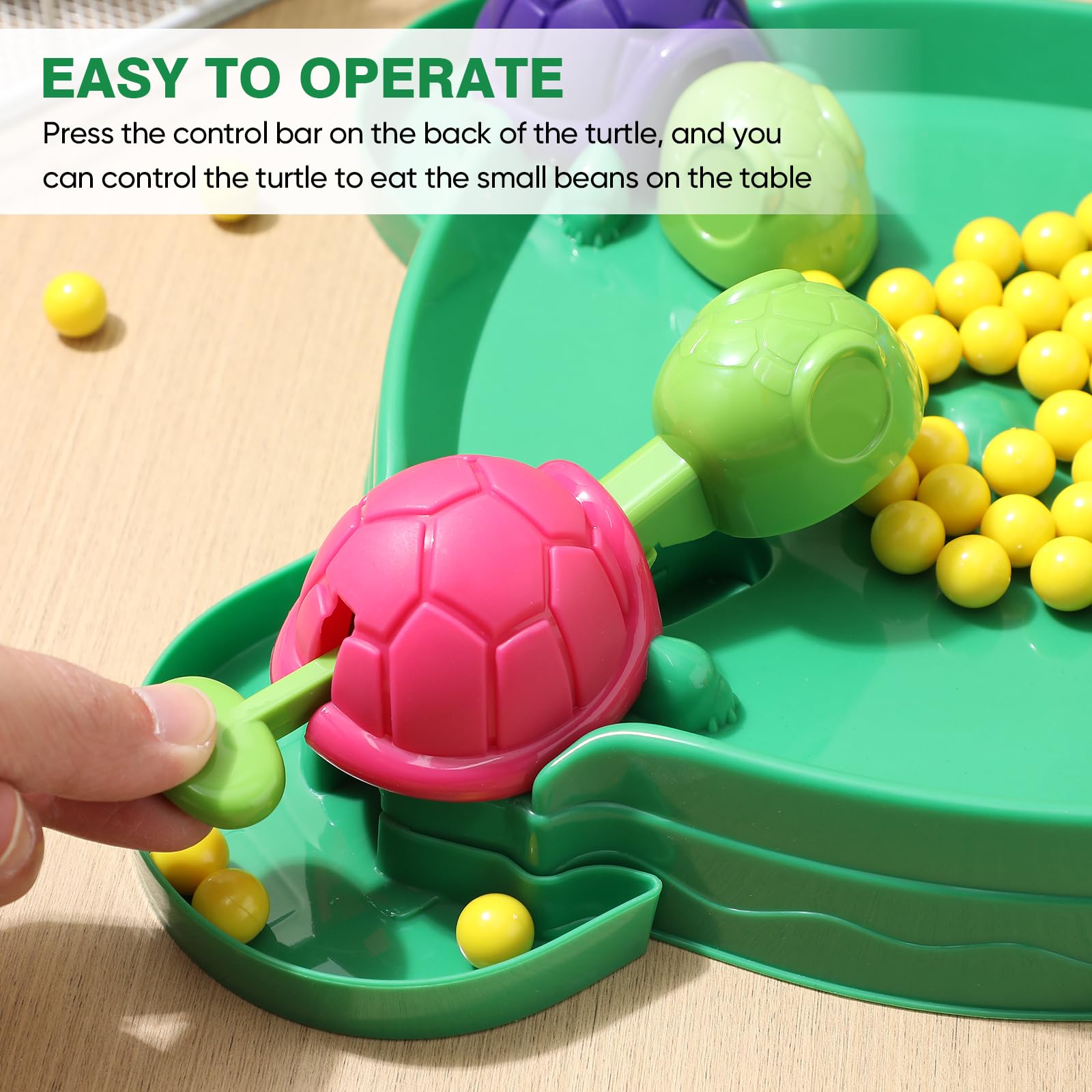 Hungry Bins Board Game - Fun Preschool Educational Toy for Kids Ages 3-6 | 2-4 Player Table Bean Toss Game for Early Learning & Family Game Night