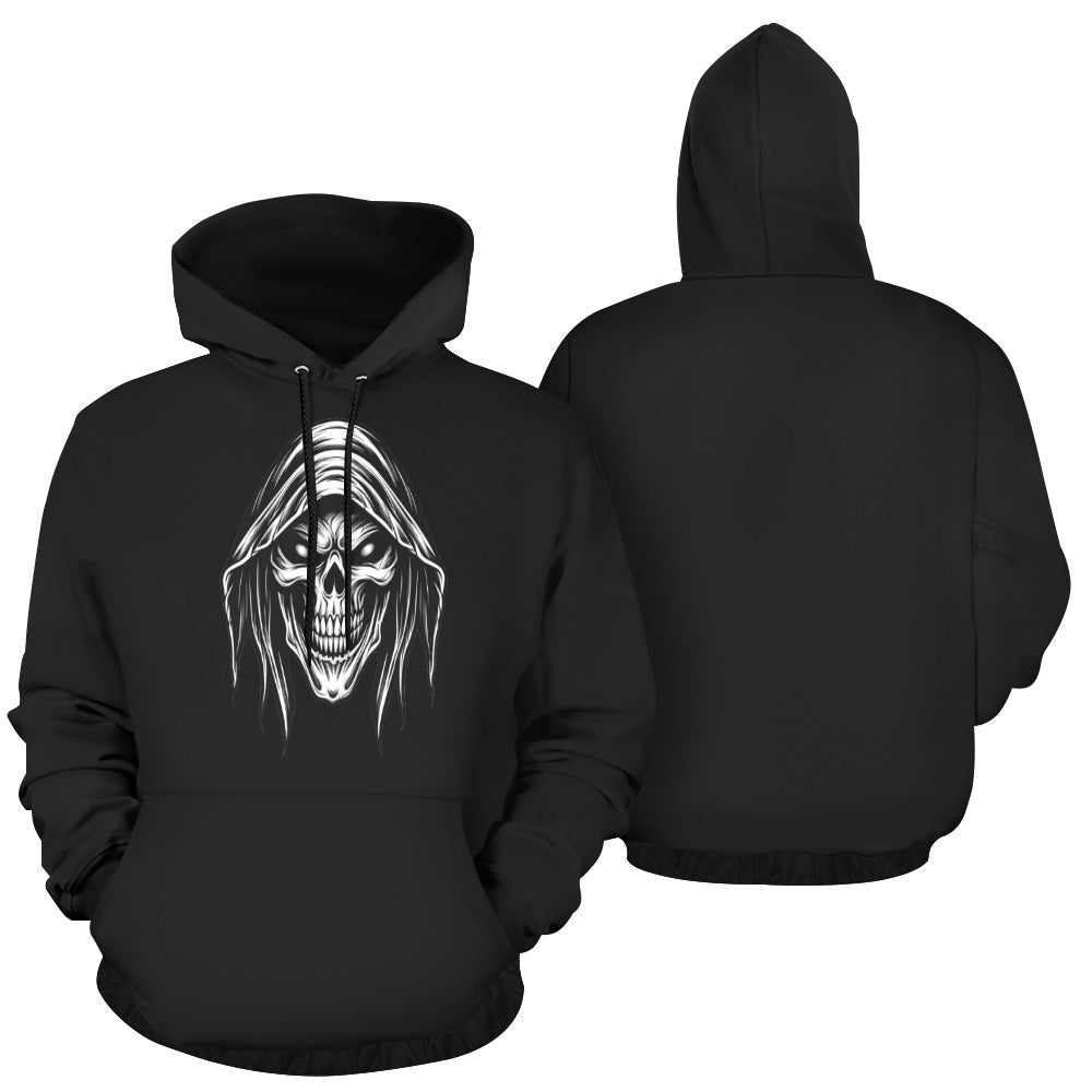 Angry Grim Reaper Hoodie - Gothic Halloween Sweatshirt for Men & Women | Perfect for Cosplay, Halloween Parties & Dark Fashion Lovers