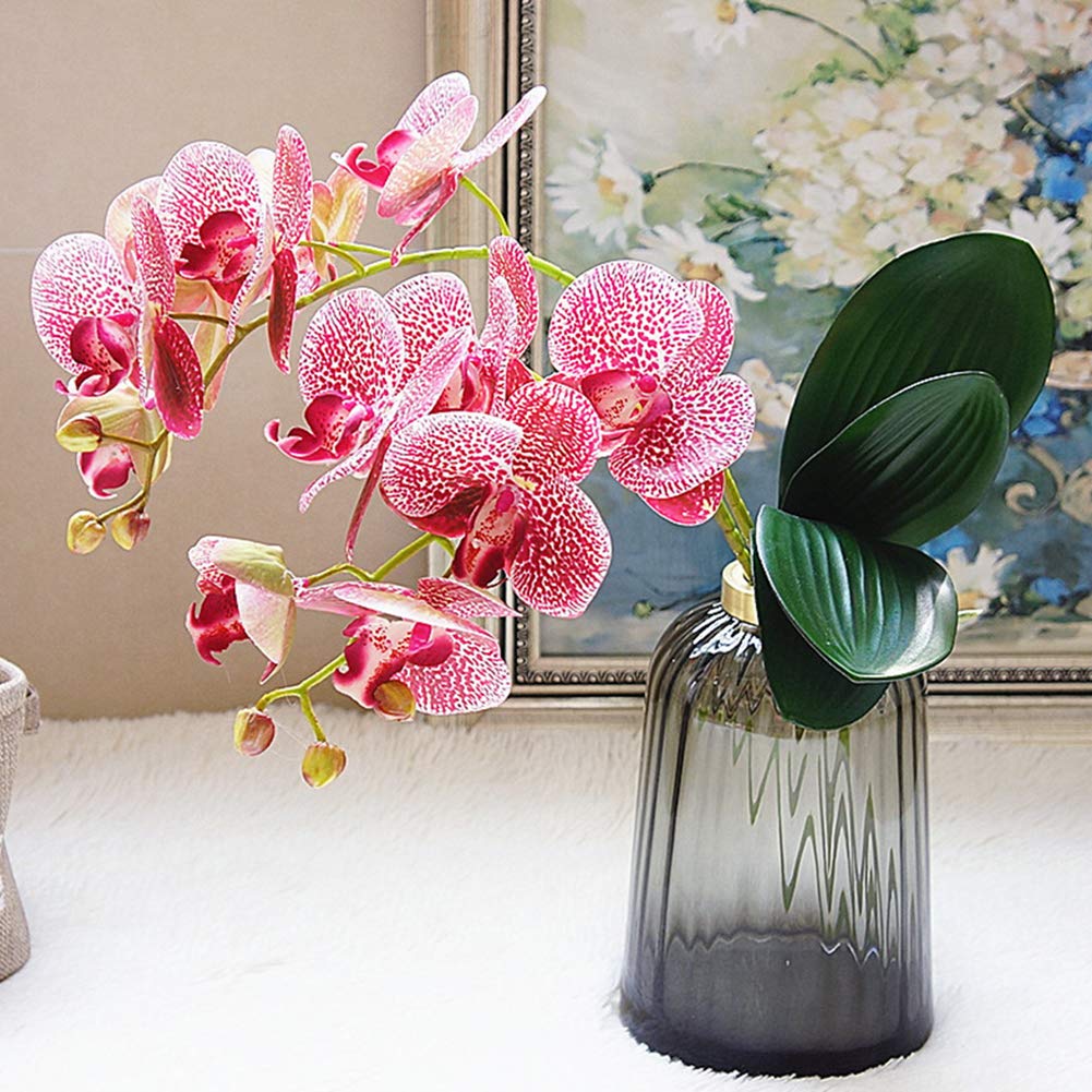 Lucare 1Pc Bendable Artificial Butterfly Orchid Flower - DIY Home Garden Decor, Wedding & Party Decoration - Perfect for Centerpieces, Table Arrangements, and Event Styling