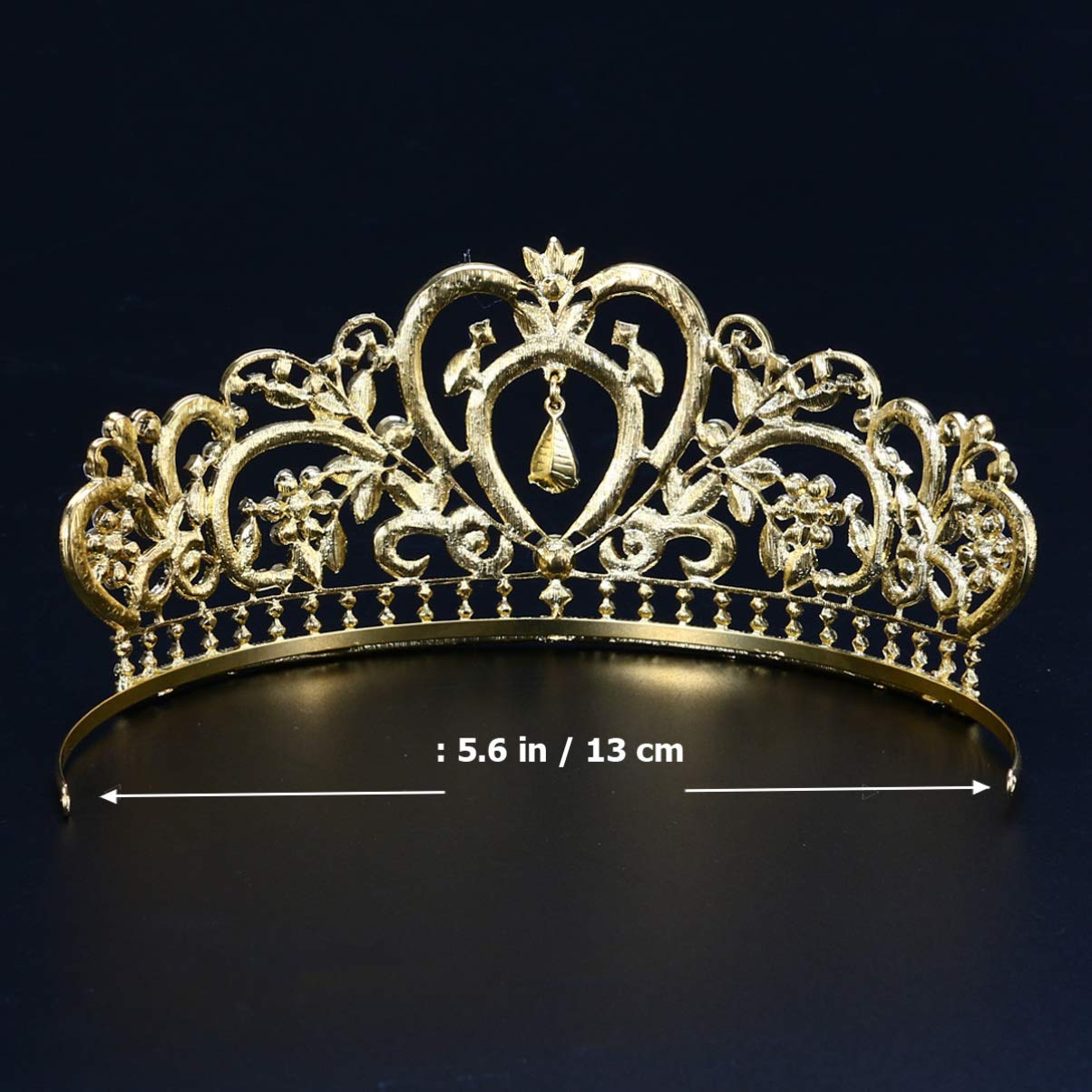 Beaupretty 2-Piece Wedding Crystal Tiara Set for Bride - Rhinestone Bridal Headpiece, Hair Accessories & Crown - Perfect for Wedding Ceremony, Bridal Shower, and Formal Events