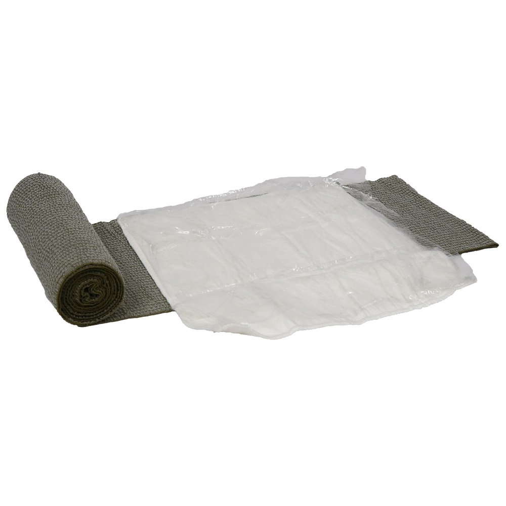 FIRSTCARE Civilian Tactical Multi Trauma Bandage 30x30cm (White) - Emergency First Aid Kit for Outdoor, Survival, Hiking & Military Use
