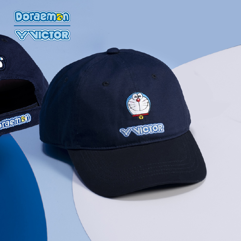 Victor X Doraemon VC510DRM Baseball Cap - Anime Character Doraemon Cotton Adjustable Hat for Men Women - Perfect for Cosplay, Anime Conventions & Casual Wear