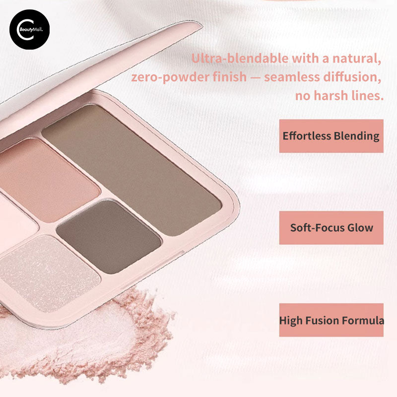 Passional Lover All-in-One Face Palette - Contour, Blush & Highlighter Makeup Kit | Perfect for Everyday Glam & Special Occasions