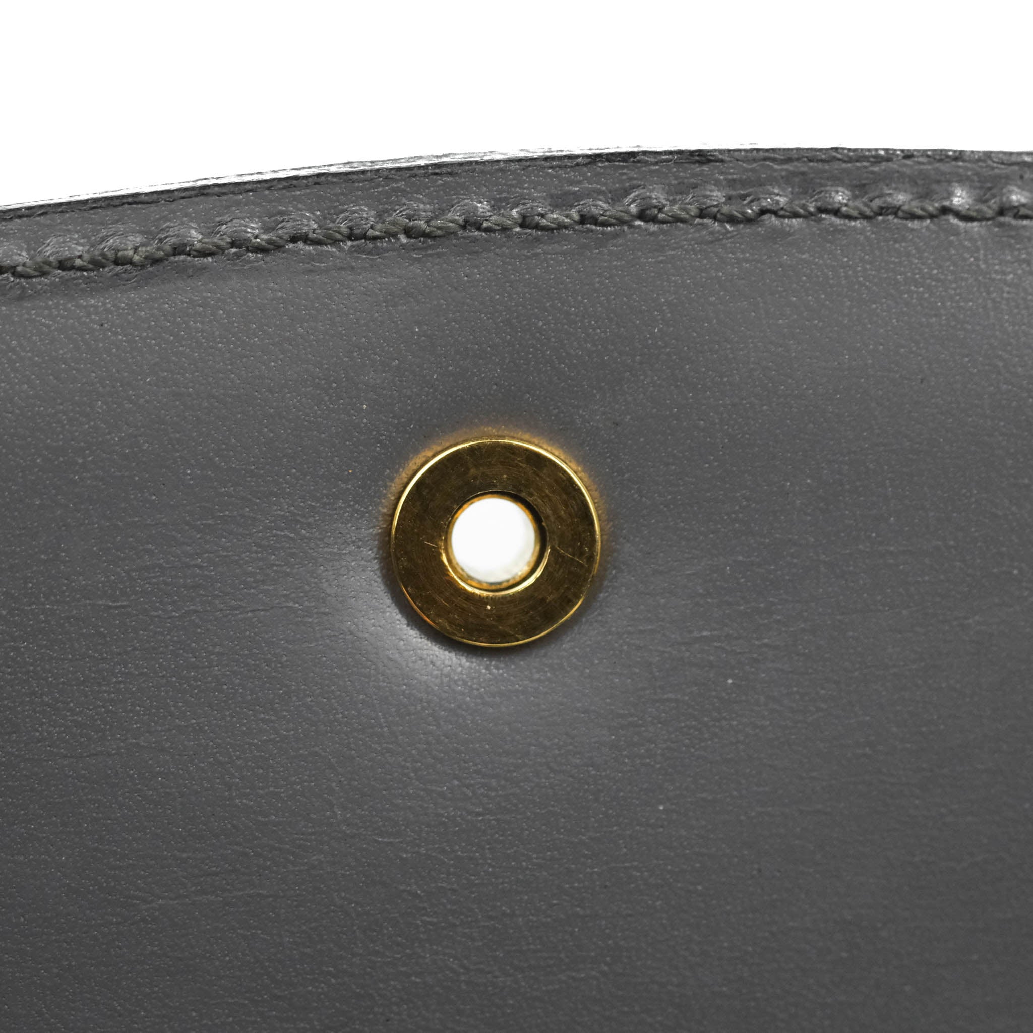 Vintage Celine Royal Triomphe Lock Crossbody Bag in Grey - Elegant Shoulder Purse for Women, Perfect for Date Night & Evening Events