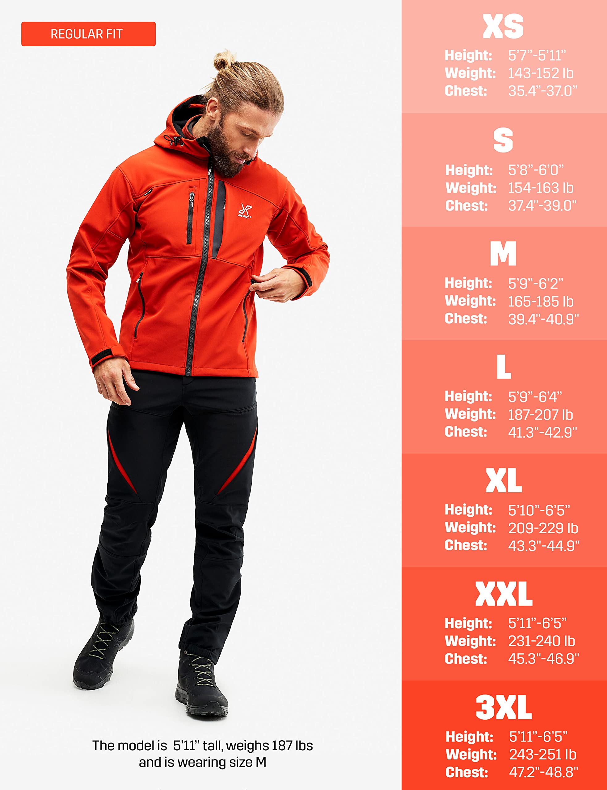 RevolutionRace Men's Hiball Jacket - Waterproof, Breathable & Lightweight Outdoor Jacket for Hiking, Camping & Adventure | All-Season Windproof Raincoat for Active Lifestyles