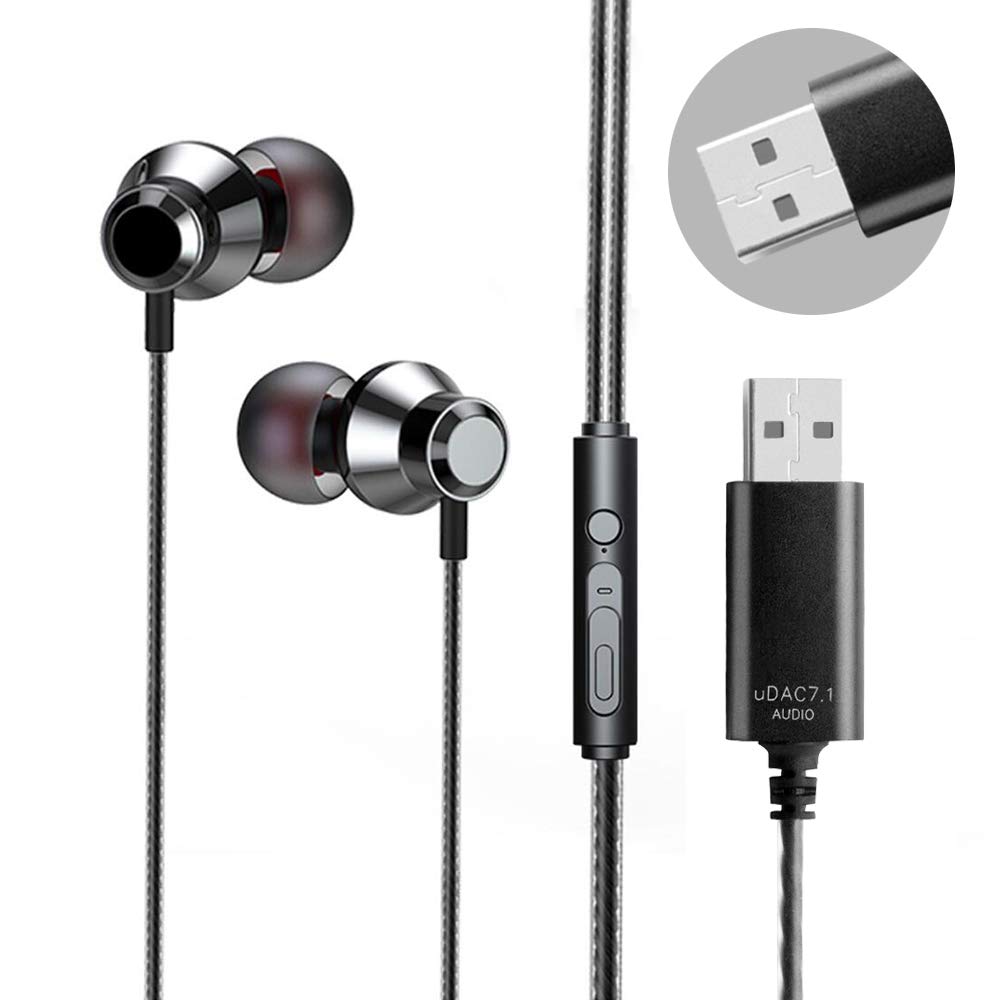 Upgraded U260 USB Headset with Microphone - 2.5m Durable Cable for Laptop & Desktop - Noise Cancelling Wired Earphones for Gaming, Online Meetings, Zoom Calls & Remote Learning