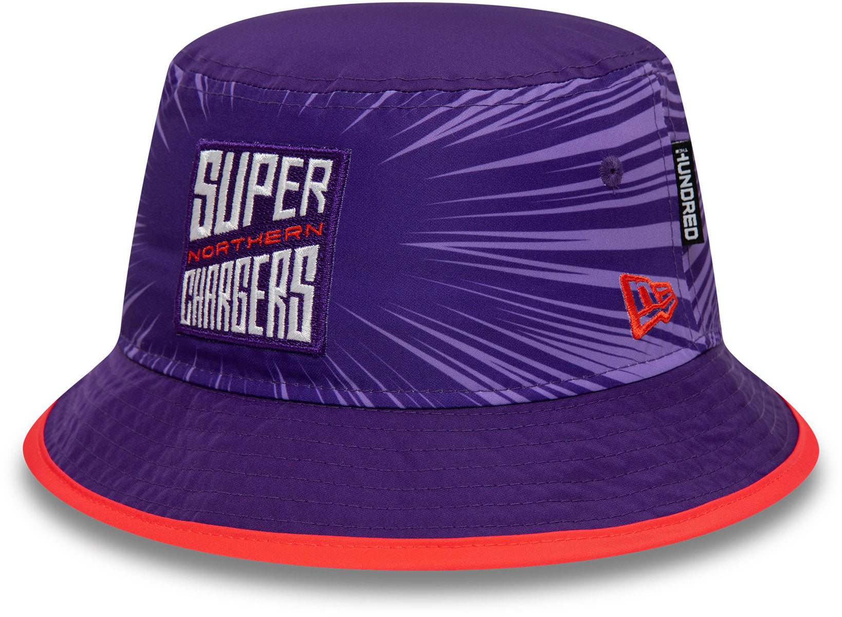 Super Northern Chargers The Hundred New Era All Over Print Bucket Hat - Fashionable & Unique Design for Outdoor Activities, Sports Events & Summer Vacations