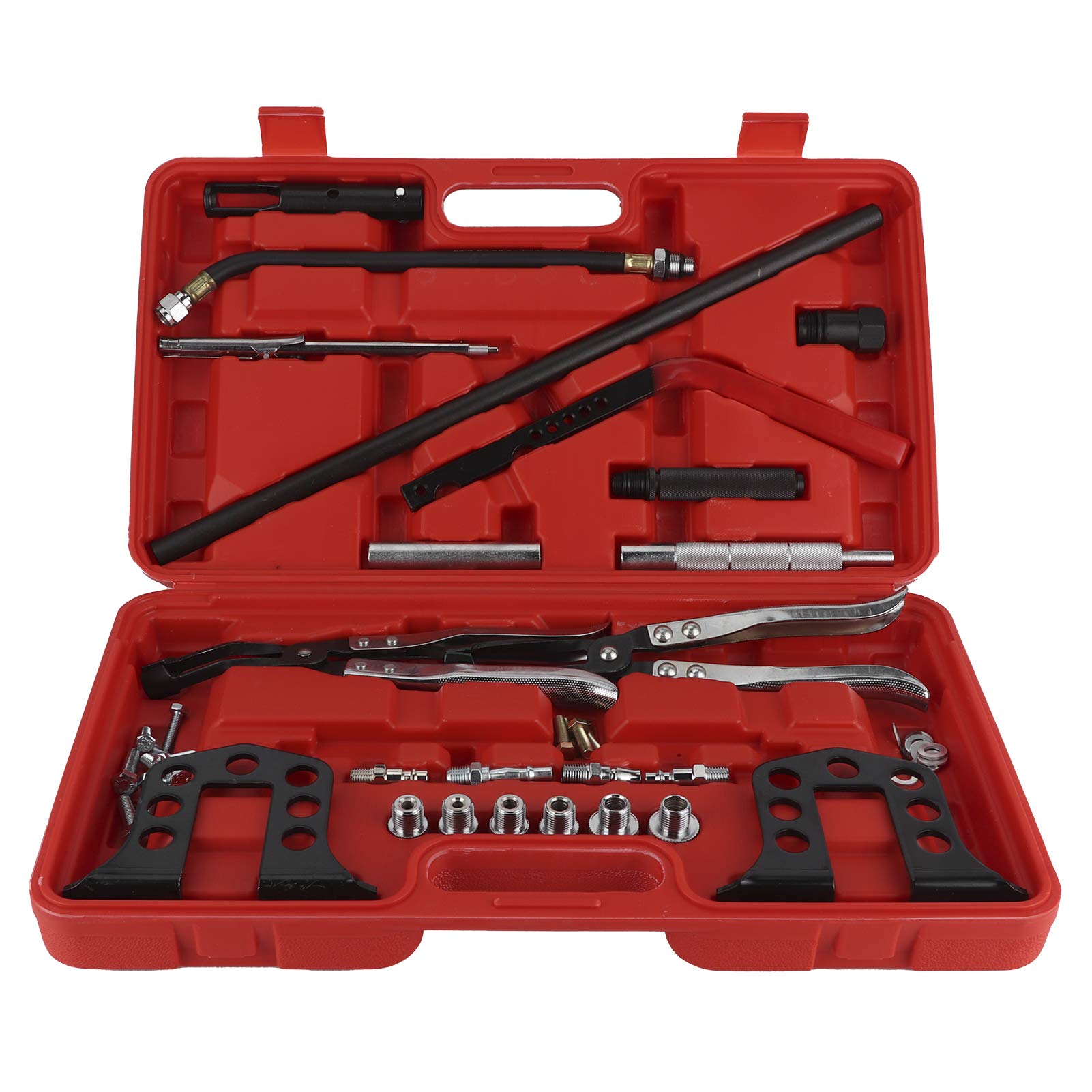 Valve Spring Compressor Tool Kit - Professional Cylinder Head Valve Spring Removal & Installation Set for 8/16/24 Valve Engines | Perfect for Automotive Repair, Engine Maintenance & DIY Mechanic Projects