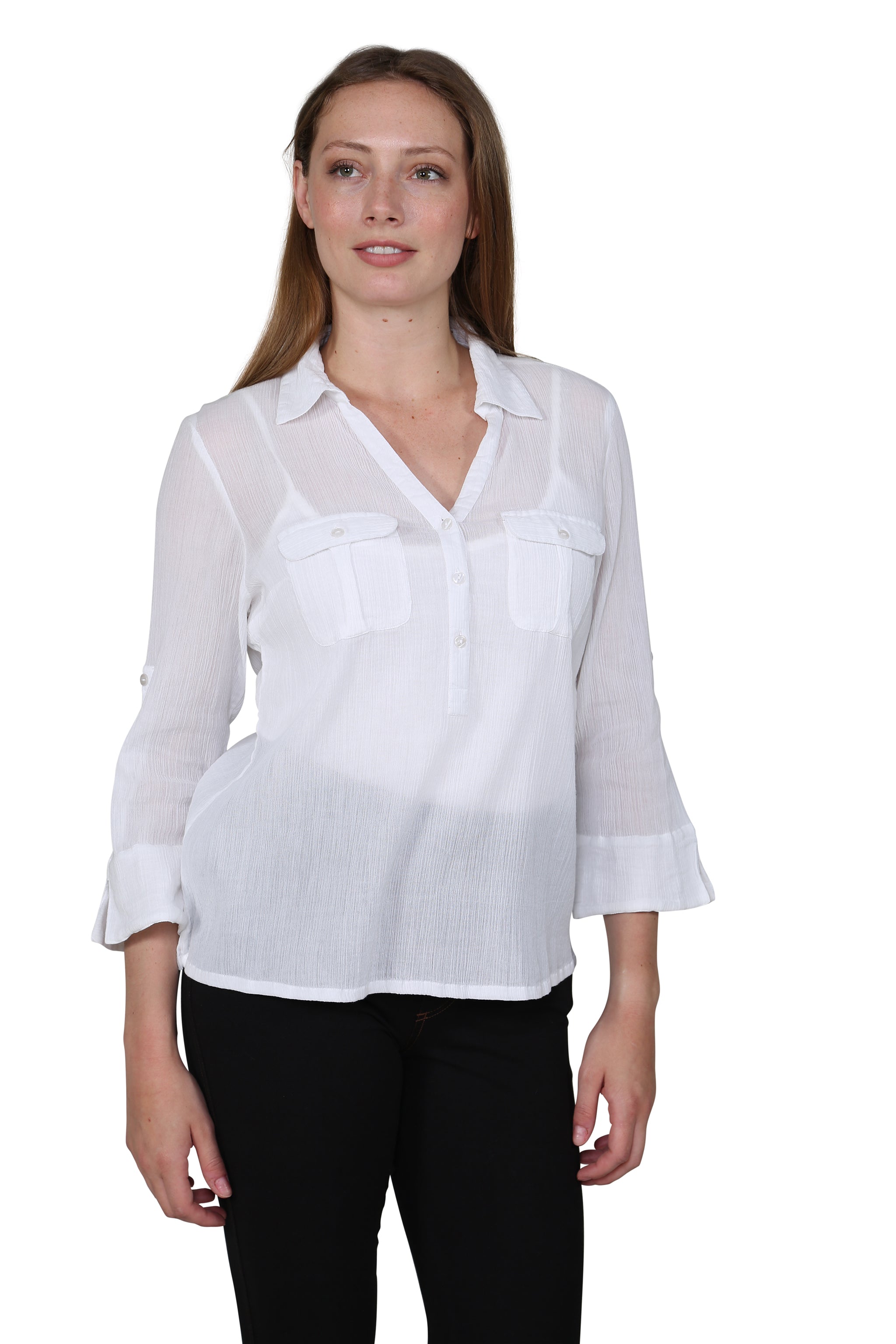 Breathable Cotton Gauze Camp Shirt for Men & Women - Lightweight Summer Button Down Shirt for Outdoor Adventures, Beach Vacations & Casual Wear