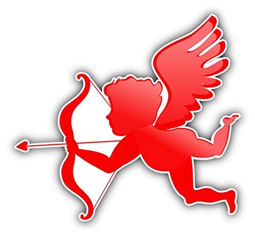 Valentine's Day Red Cupid Stickers - 50 Pack for Scrapbooking, DIY Crafts, Bullet Journals, Calendars & Kids Art Projects | Perfect for Love-Themed Albums, Gift Wrapping & Party Decorations
