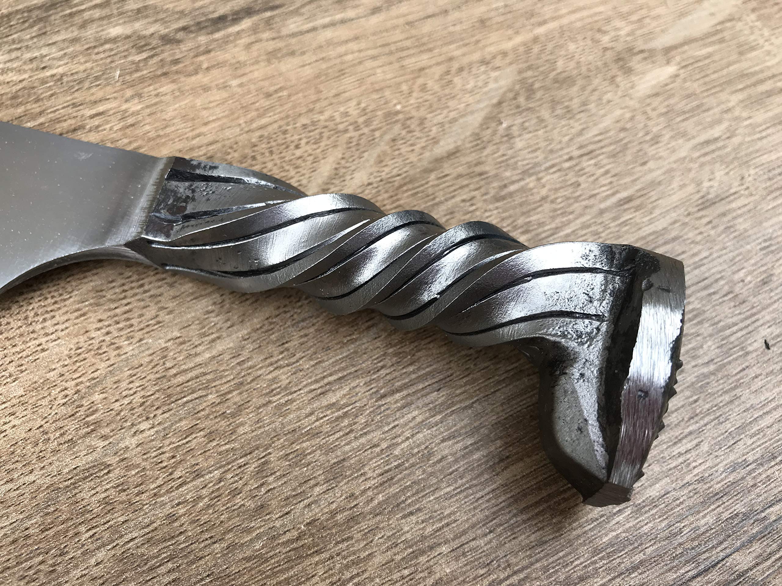 Viking Knife - Handcrafted Iron & Steel Gift for Men - Perfect 6th & 11th Anniversary Present - Outdoor Camping, Survival Tool & Collector's Item