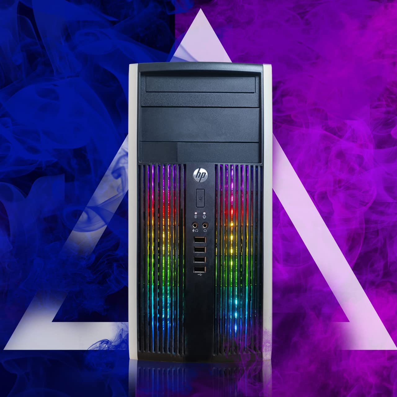HP RGB Gaming Desktop PC - Intel Core i7 Quad-Core up to 3.8GHz, GeForce GTX 1660 Super 6GB GDDR6, 16GB RAM, 1TB SSD, WiFi, Bluetooth 5.0, RGB Keyboard & Mouse, Windows 10 Pro (Renewed) - Perfect for Esports, Streaming & VR Gaming