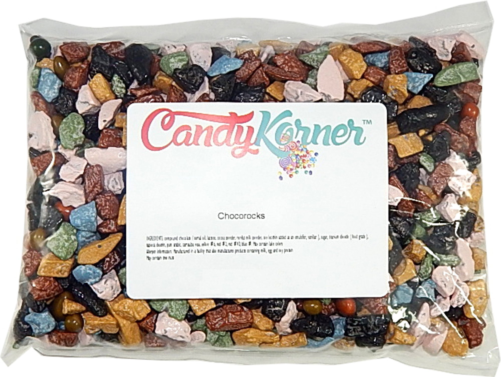 Chocorocks Chocolate Rocks - 1 Pound (16 Oz) Candy Coated Chocolate Rocks for Baking, Party Favors & Gift Baskets | Delicious Chocolate Candy for Desserts & Snacks