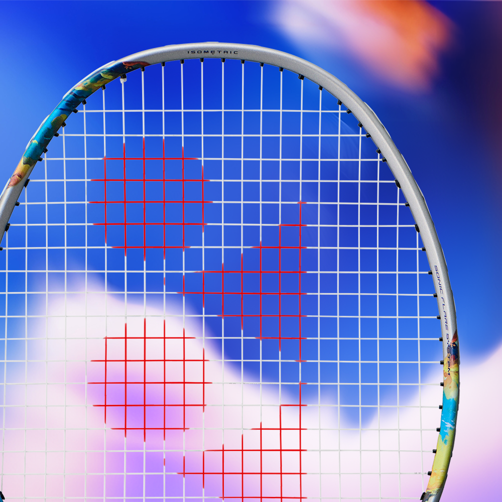 Yonex Nanoflare 700 Play Badminton Racket - Silver/Sky Blue - Lightweight Carbon Fiber Shaft for Speed & Control - Perfect for Recreational & Competitive Play
