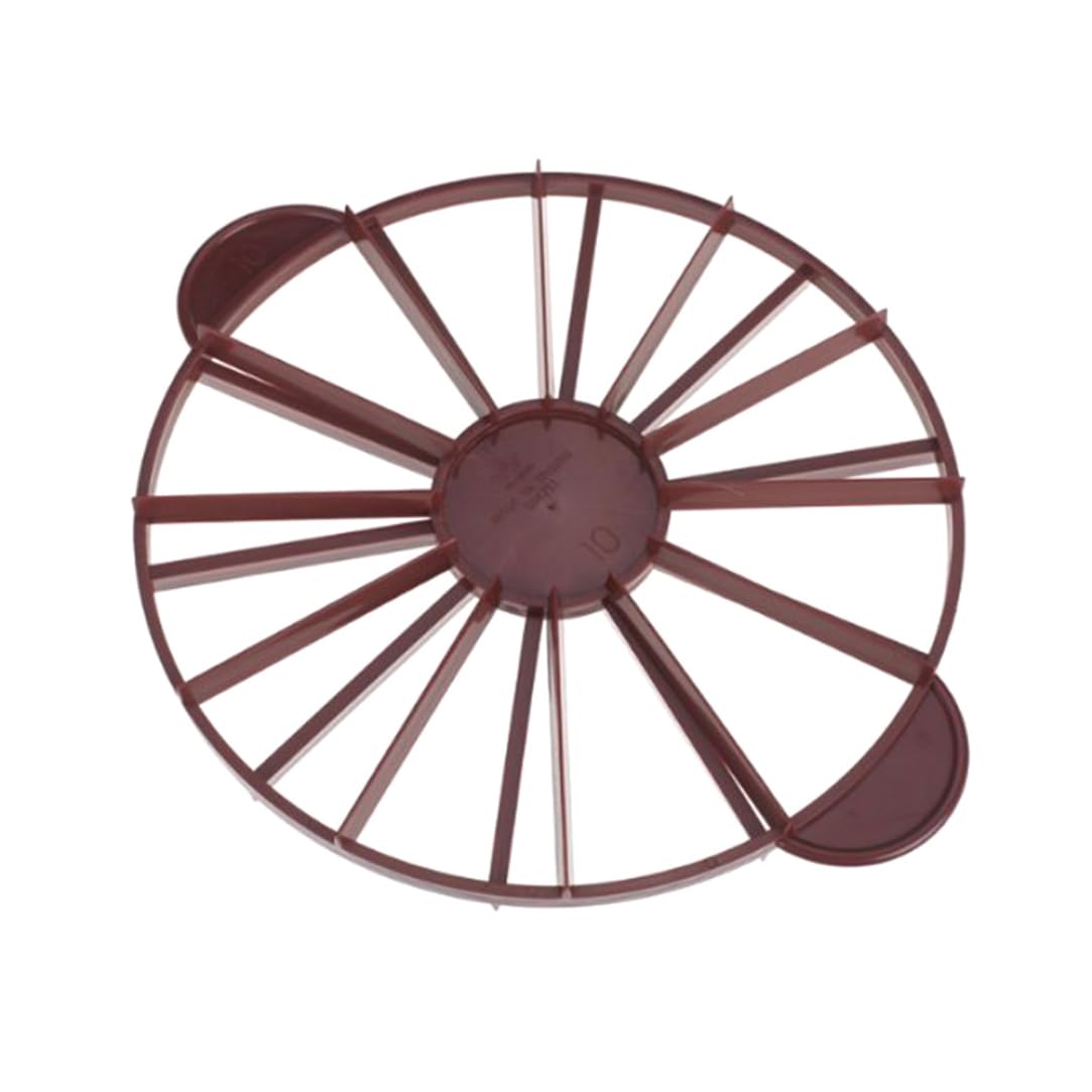 10/12 Adjustable Round Cake Divider - Double-Sided Cake Portion Marker & Separator Tool for Perfect Baking | Ideal for Wedding Cakes, Birthday Parties & Professional Baking