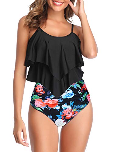 15 Black Blue Flower