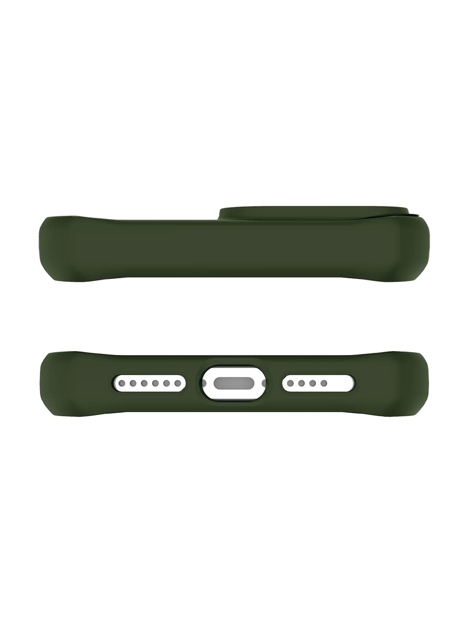 ITSKINS Hybrid Ballistic Protective Phone Case for iPhone 13 - Slim Shockproof Military-Grade Cover with Anti-Slip Grip | Olive Green | Perfect for Outdoor Adventures, Construction Work & Extreme Sports Protection