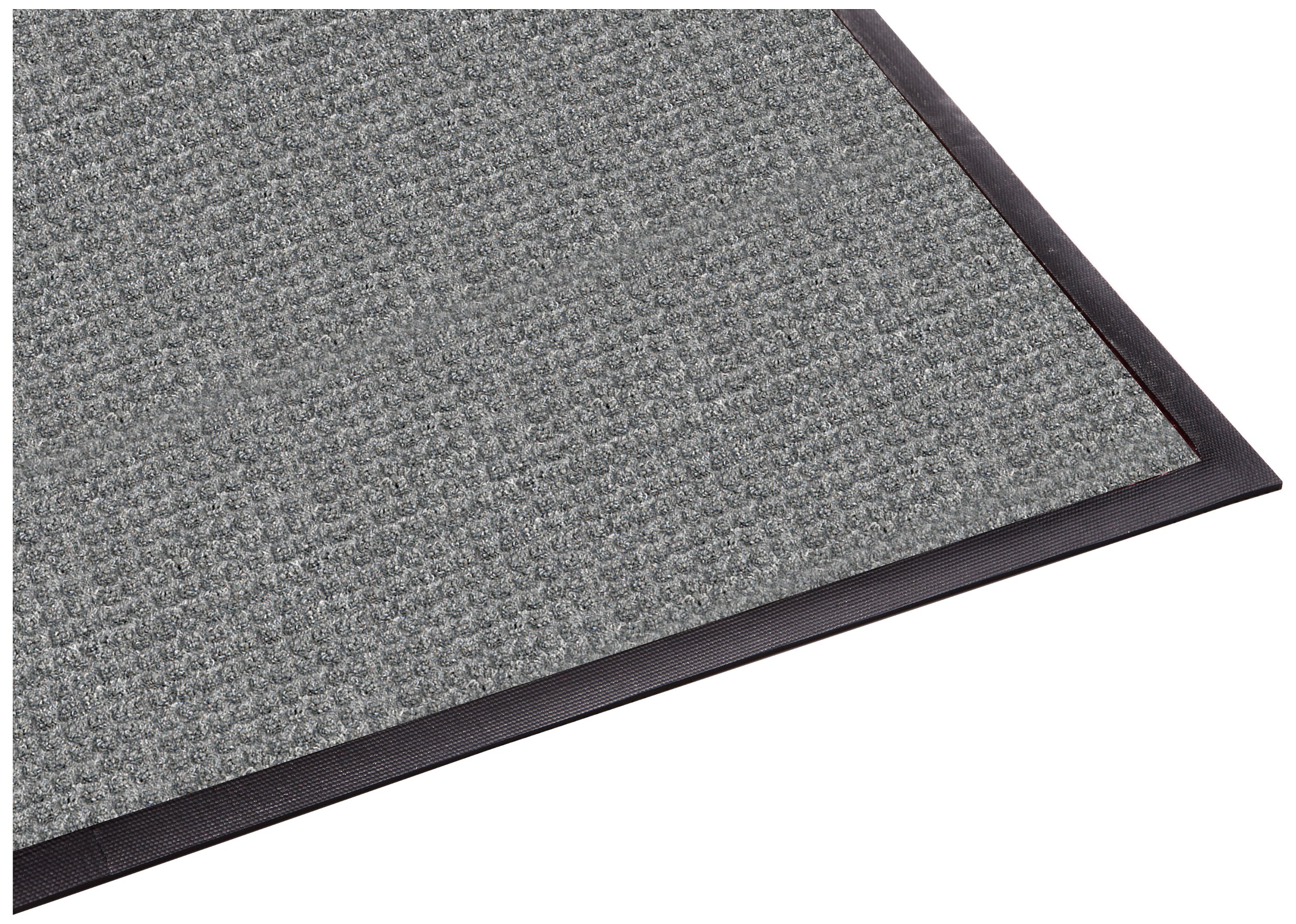 Guardian WaterGuard Indoor/Outdoor Wiper Scraper Floor Mat - Heavy Duty Rubber/Nylon Doormat 6x8 Feet, Grey - Perfect for Entryway, Garage & High Traffic Areas