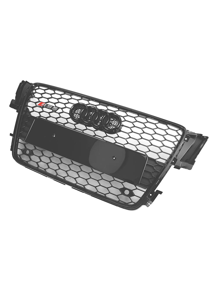08-12 Audi A5 S5 B8 RS5 Style Honeycomb Sport Mesh Grille - High-Quality Replacement Front Bumper Grill for Enhanced Airflow & Aggressive Look - Perfect for Car Enthusiasts & Performance Upgrades