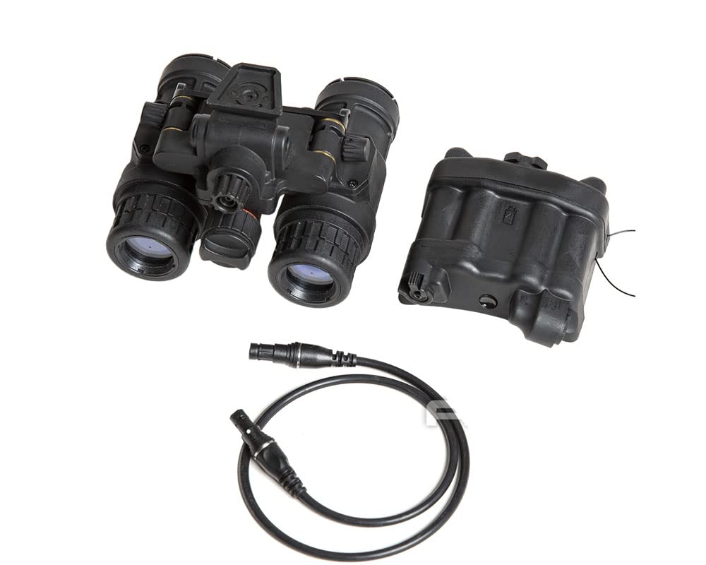 FMA Tactical Airsoft AN/PVS31 Night Vision Goggles - Realistic Dummy NVG with Battery Case for Airsoft Training & Military Simulation