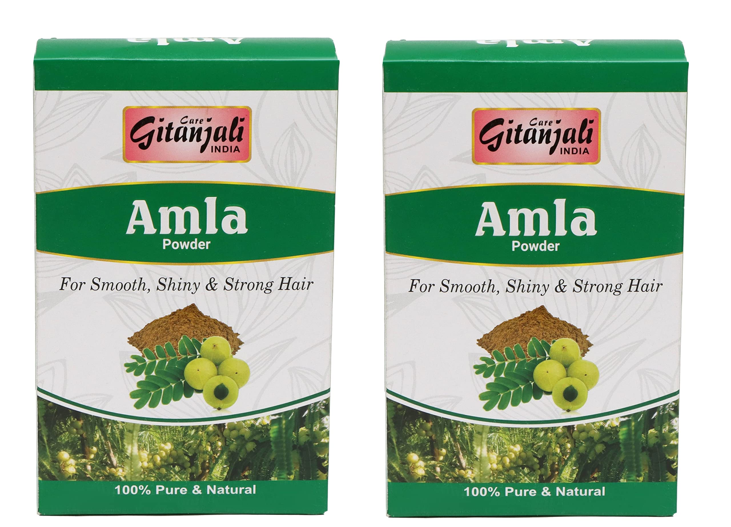 Organic K.C. Amla Powder (Pack of 2) - 100% Pure Indian Gooseberry Superfood for Hair Growth, Skin Care & Immunity Boost - Perfect for Smoothies, Face Masks & Ayurvedic Recipes