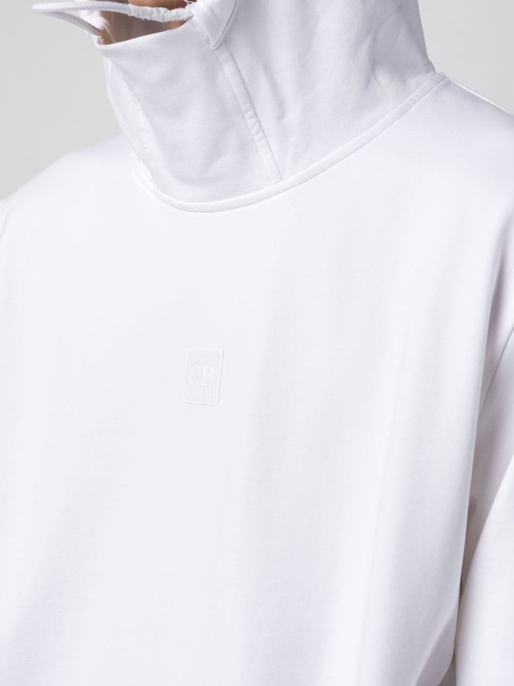 C.P. COMPANY METROPOLIS White Sweater for Men - Stylish Knit Pullover for Casual & Streetwear Outfits