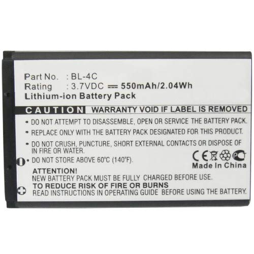 Synergy Digital BLU Samba Q Battery - 550mAh Li-ion for Extended Use