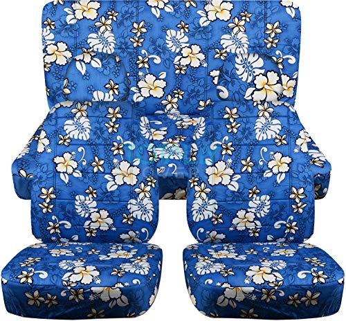 Blue w Flowers