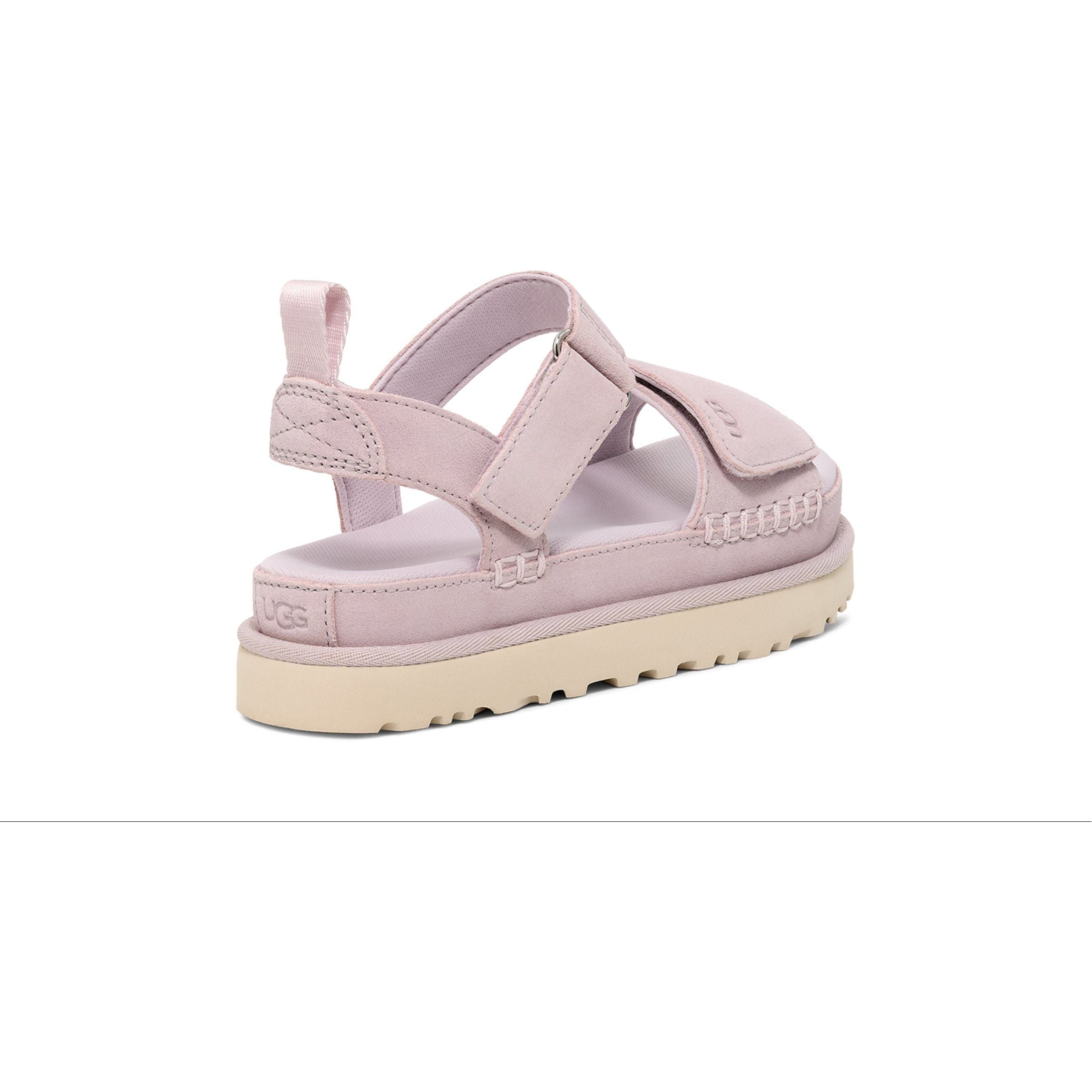 UGG Women's Goldenstar Comfort Slide Sandals - Soft Suede & Cushioned Footbed for Summer, Beach, and Casual Wear