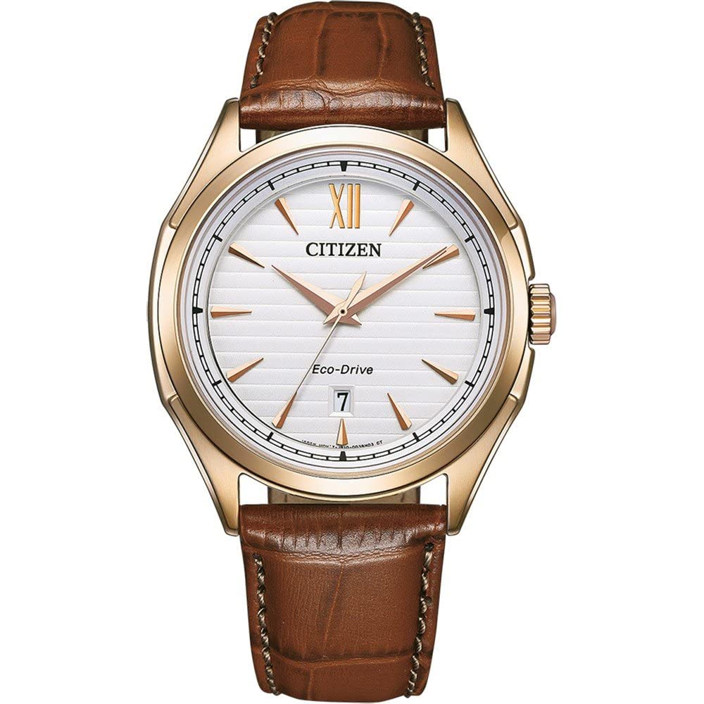 CITIZEN 32023842 Men's Eco-Drive Solar-Powered Analog Watch - Water Resistant, Stainless Steel, Dress & Casual Wear for Business & Everyday Use