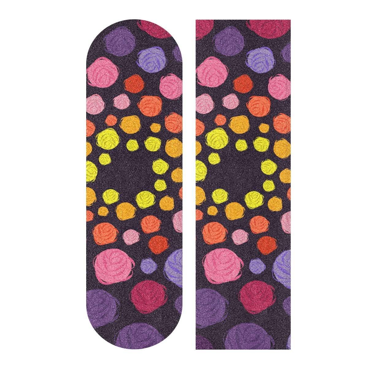 Colorful Rose Skateboard Grip Tape 33