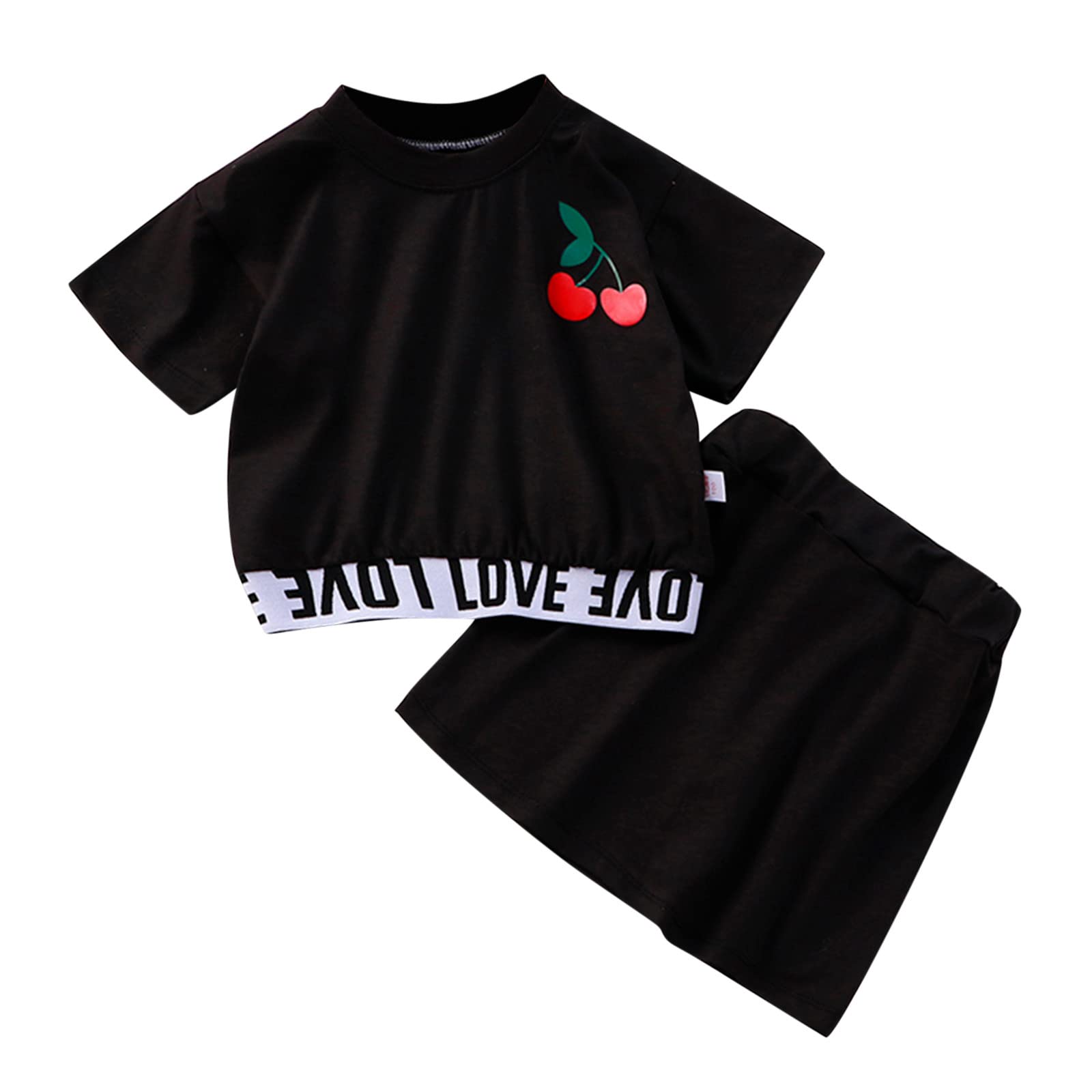 Christmas Baby Clothes for Toddlers & Kids - Adorable Short Sleeve Fruit Print T-Shirt for Girls & Teens | Holiday Outfits, Family Photos & Party Wear | Perfect for Christmas Morning, Gift Exchange & Seasonal Celebrations | Great for Christmas Parties, Family Gatherings & Festive Photo Shoots | Ideal for School Events, Playdates & Winter Vacation Outings