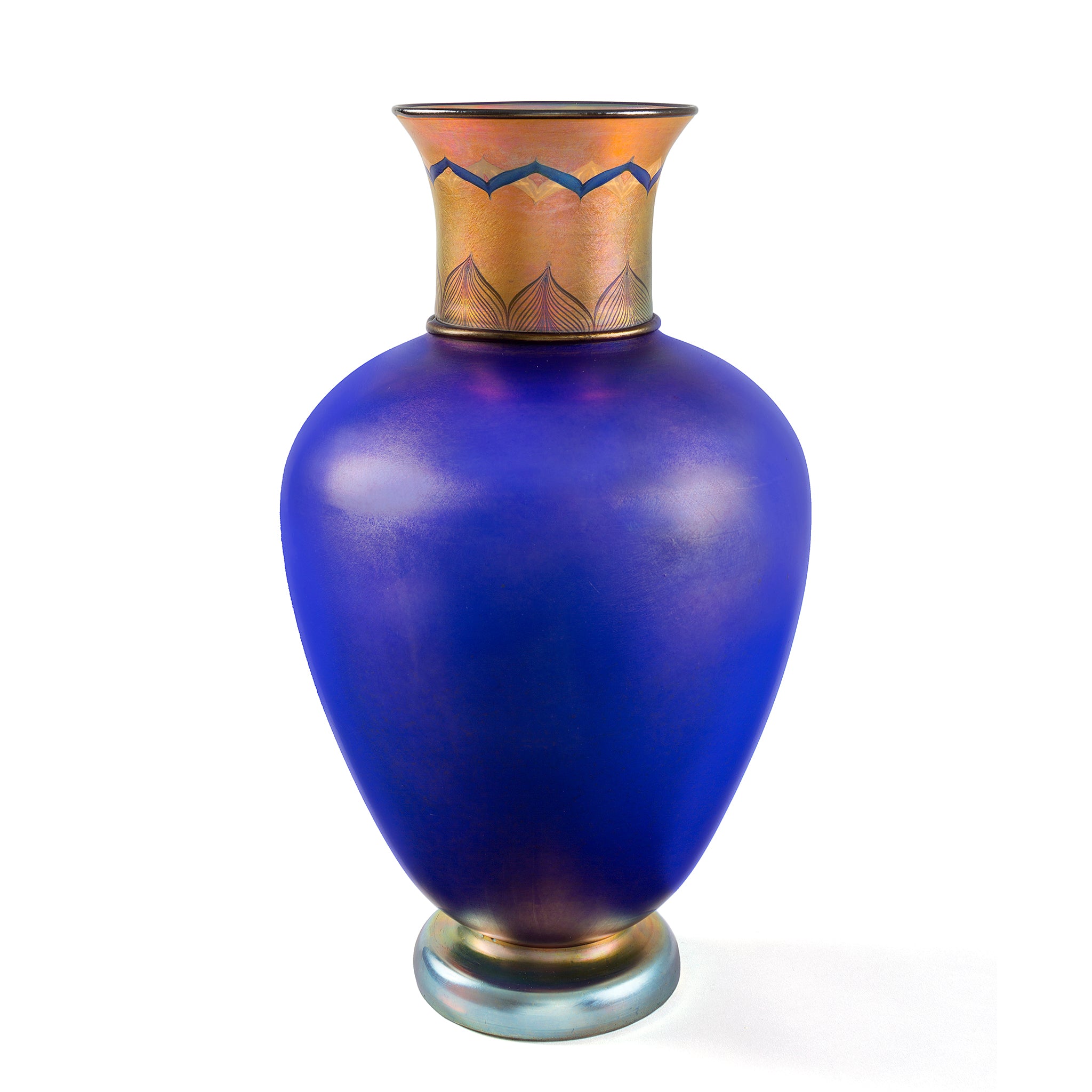 Tiffany Studios New York Tell el Amarna Favrile Glass Vase - Antique Art Nouveau Collectible for Home Decor & Luxury Gifts