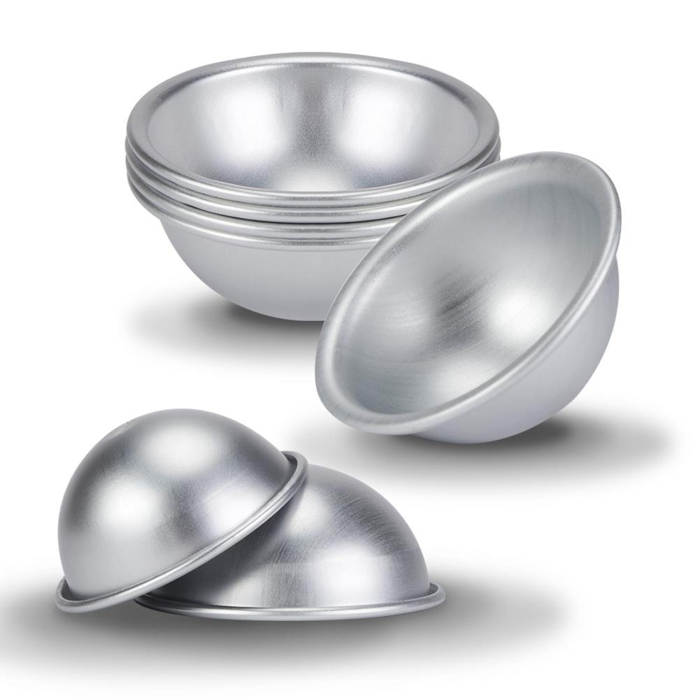 8cm Half Ball Cake Mold - Aluminum Hemisphere Cake Pan for Bikini Cakes, Desserts & Puddings | Perfect for Birthday Parties, Wedding Cakes & Baking Enthusiasts